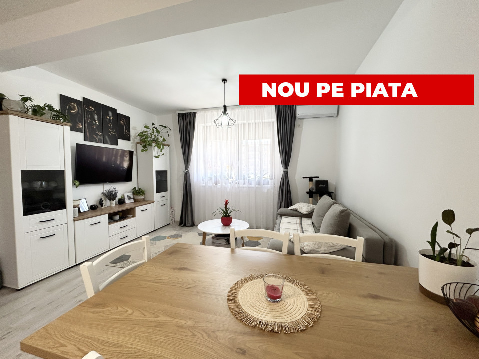 Apartament 2 camere, open space, 52mp utili, zona Eso-Giroc