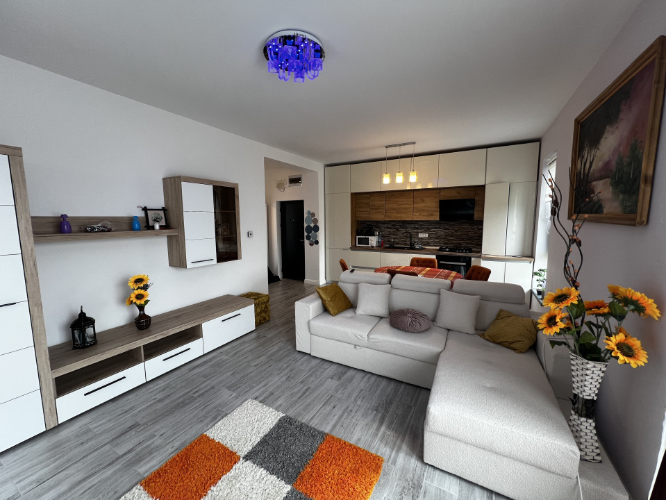 Apartament 2 camere, 50mp utili, open space, modern in Giroc