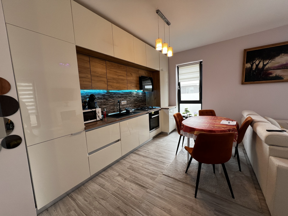 Apartament 2 camere, 50mp utili, open space, modern in Giroc