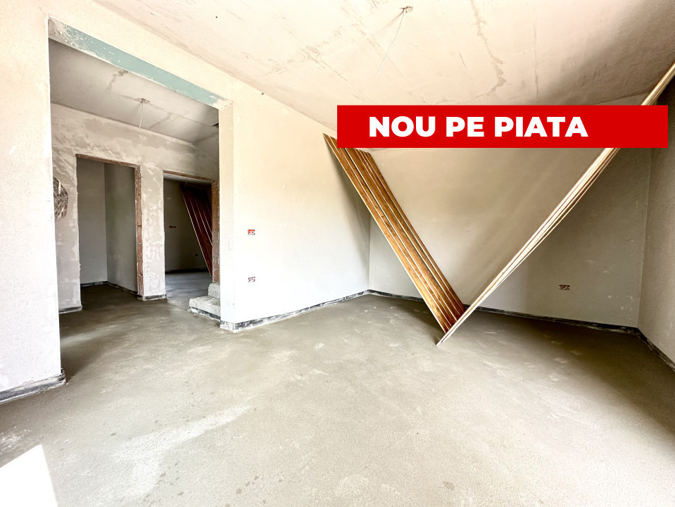 Duplex 3 camere, perete dublu, 77 mp utili, 280 mp teren - Sanandrei 