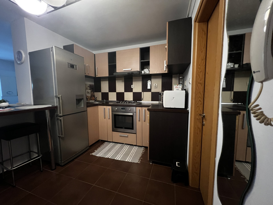 Apartament 2 camere, open-space, parter, loc de parcare, zona Braytim