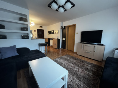 Apartament 2 camere, open-space, parter, loc de parcare,zona Girocului
