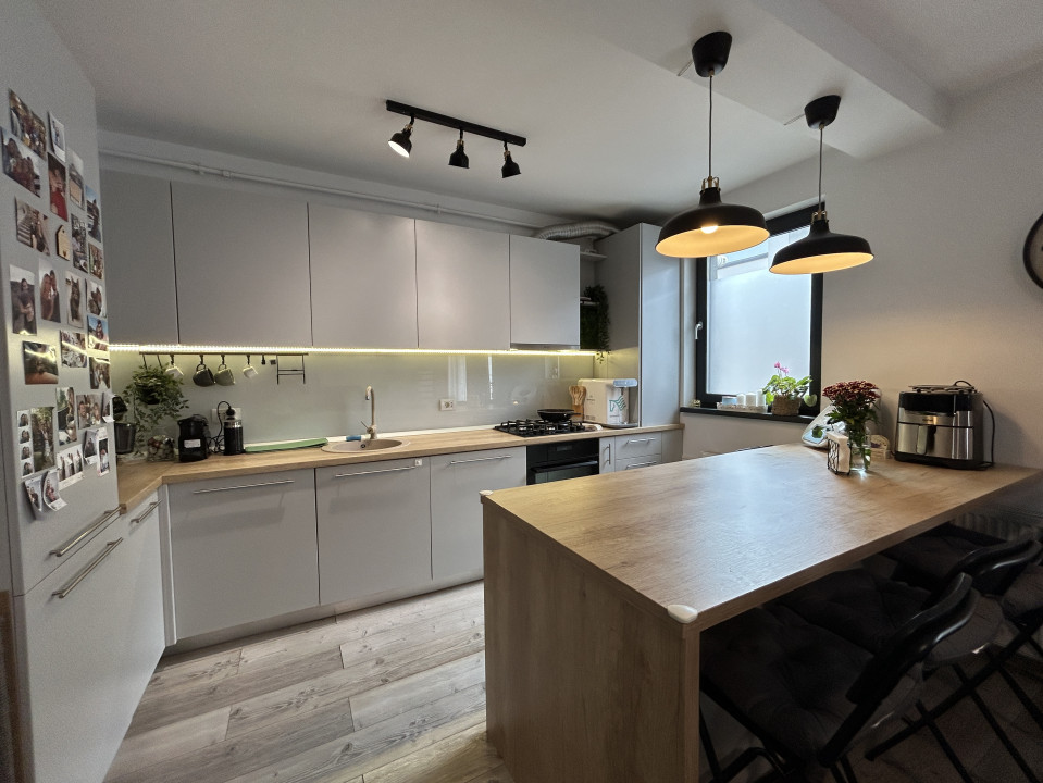 Apartament modern 2 camere, open space,  52mp utili, etaj 2, zona Braytim 
