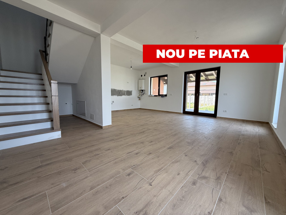 Duplexul Terra Twin, 120 mp utili, 30 mp terasa, scara stejar - Giroc
