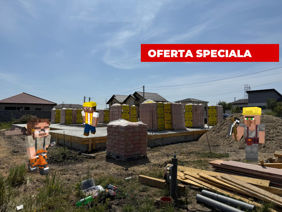 Duplex "MINECRAFT" la PRET de apartament, 115 mp utili, COMISION 0% - Mosnita N