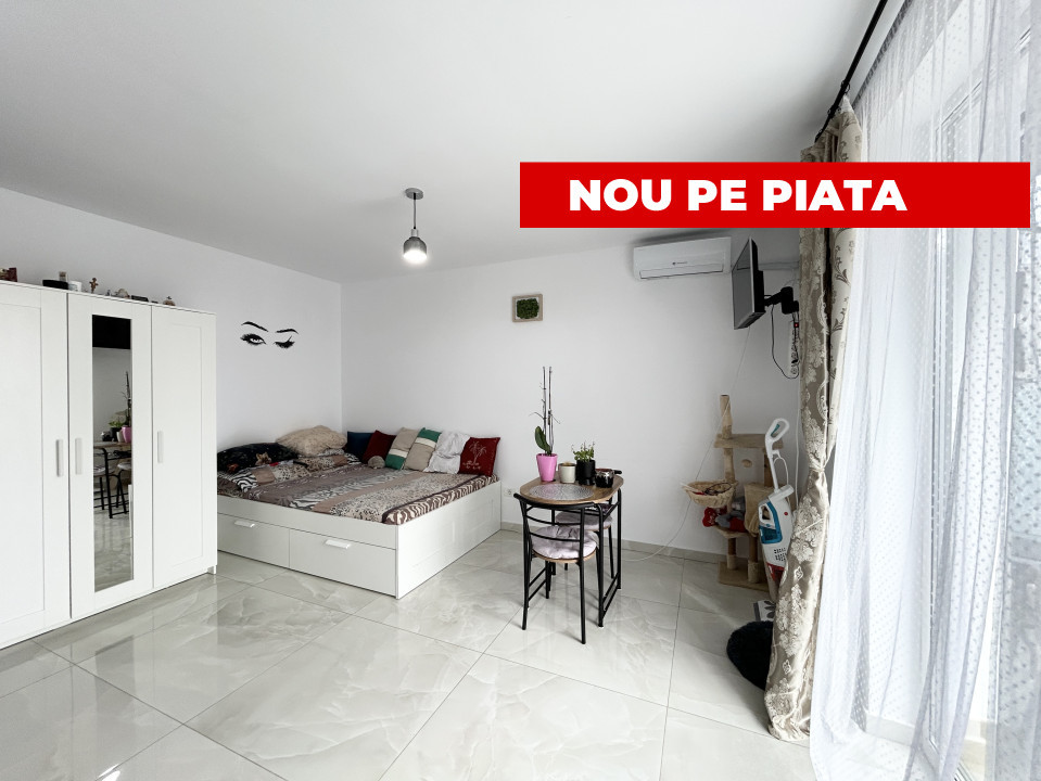 Apartament 1 camera, 30 mp utili, 6mp balcon perfect pentru investit in Giroc 