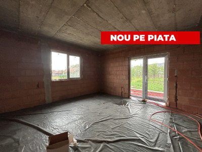 Casa individuală, 4 camere, 2 bai, 110 mp utili, 408mp teren in Utvin 