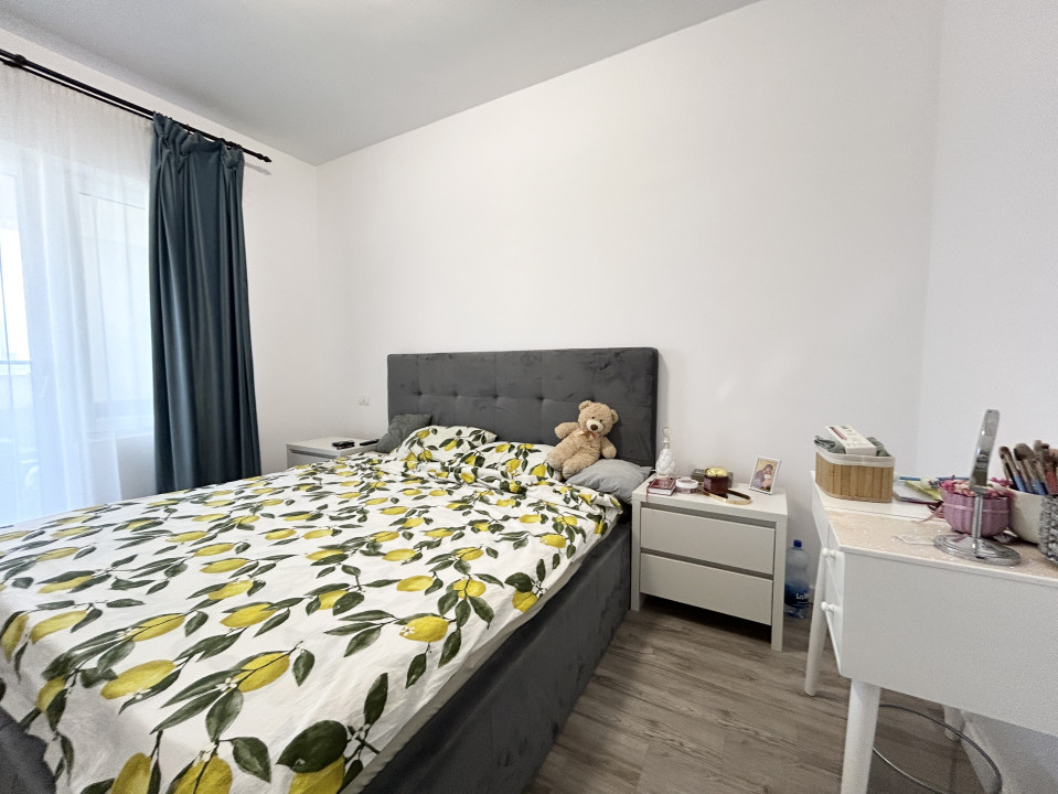 Apartament 2 camere, decomandat, terasa 18mp, mobilat si utilat in Giroc 