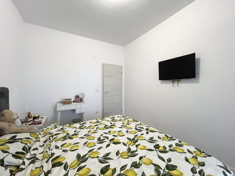 Apartament 2 camere, decomandat, terasa 18mp, mobilat si utilat in Giroc 