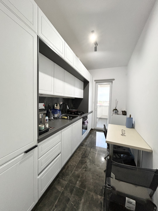 Apartament 2 camere, decomandat, terasa 18mp, mobilat si utilat in Giroc 