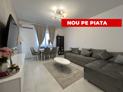 Apartament 2 camere, decomandat, 54mp, etaj 2/3, terasa 12mp in Giroc