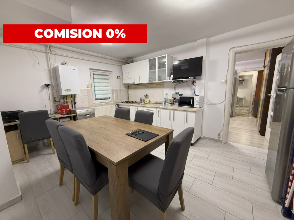 COMISION 0% Apartament 2 camere, 50 mp utili, parter - zona Buziasului