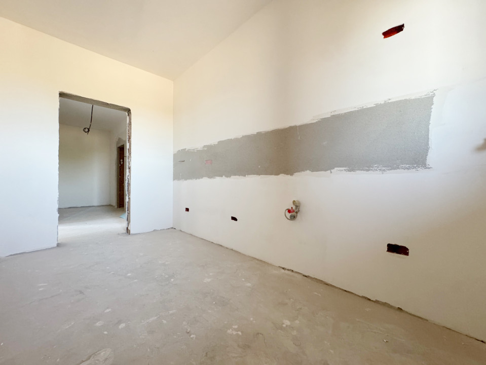 Apartament 2 camere, decomandat 54mp utili + terasa 8mp -Giroc