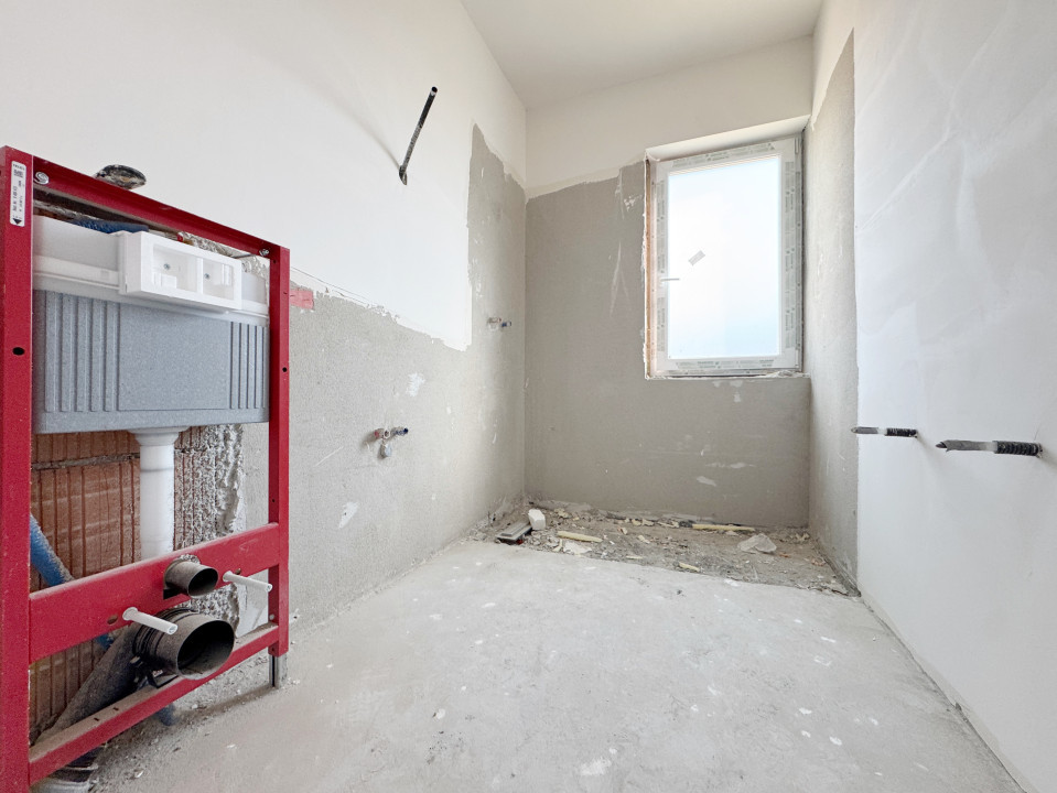 Apartament 2 camere, decomandat 54mp utili + terasa 8mp -Giroc