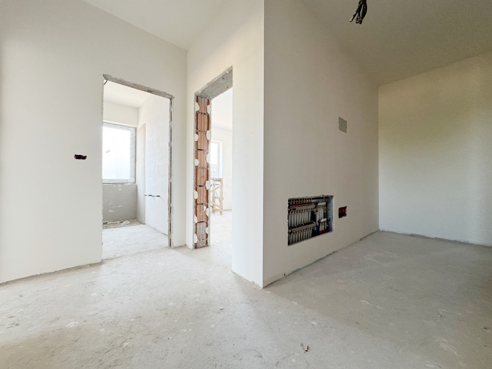 Apartament 2 camere, decomandat 54mp utili + terasa 8mp -Giroc
