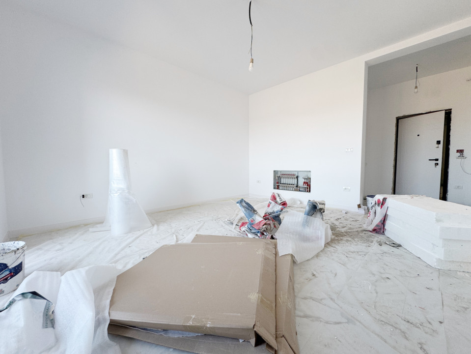Apartament 2 camere, decomandat 40mp utili + terasa 8mp -Giroc