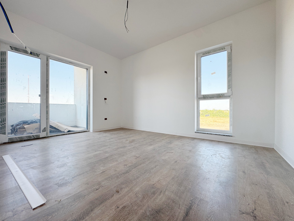 Apartament 2 camere, decomandat 49mp utili + terasa 8mp -Giroc