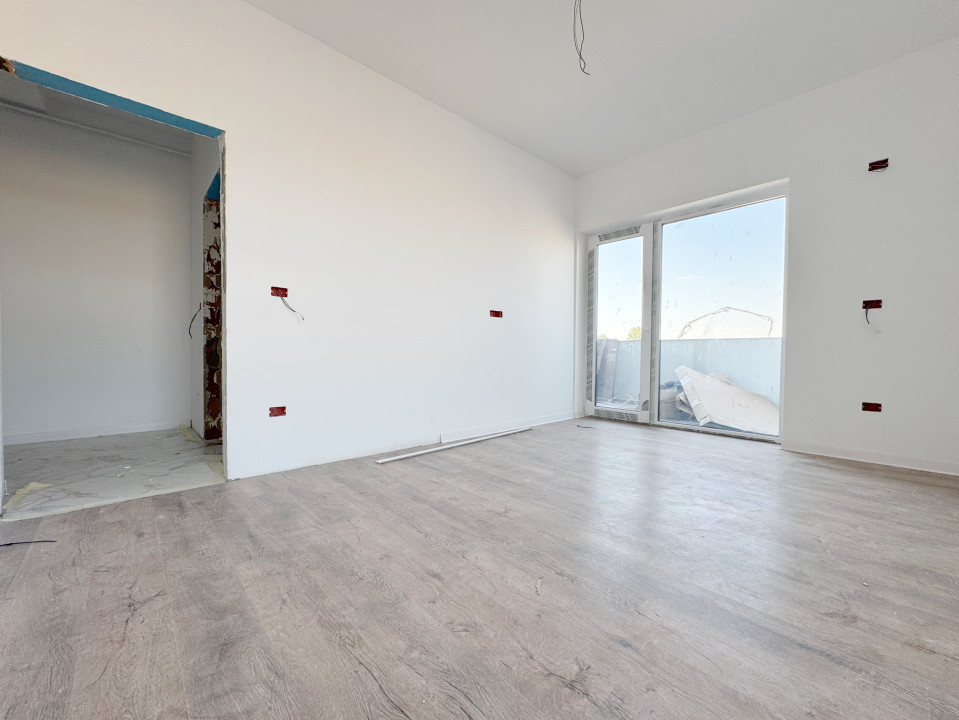 Apartament 2 camere, decomandat 49mp utili + terasa 8mp -Giroc