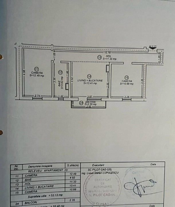 Apartament 2 camere, semidecomandat, 57 mp utili, in zona Lugojului