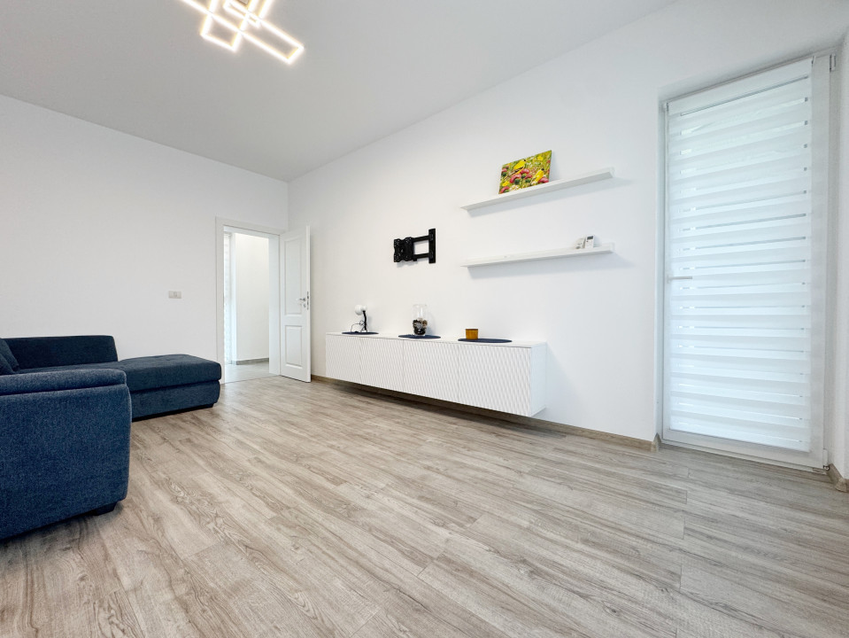 Apartament 2 camere, decomandat, 54mp utili+16mp terasa, etaj 1 -Giroc