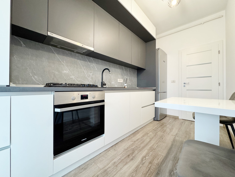 Apartament 2 camere, decomandat, 54mp utili+16mp terasa, etaj 1 -Giroc