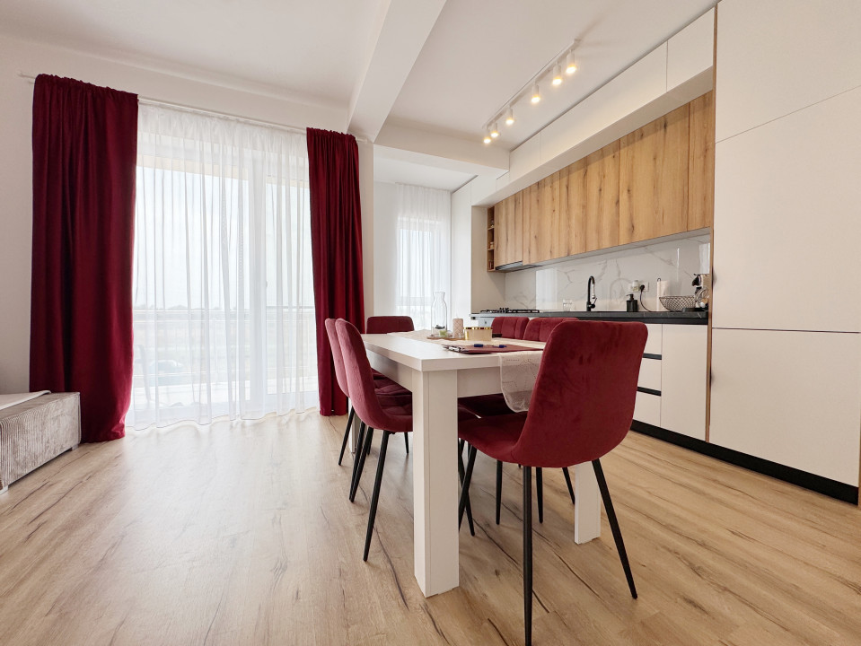 Apartament 2 camere, 51mp utili, 6mp balcon, etaj 1/3 -Giroc