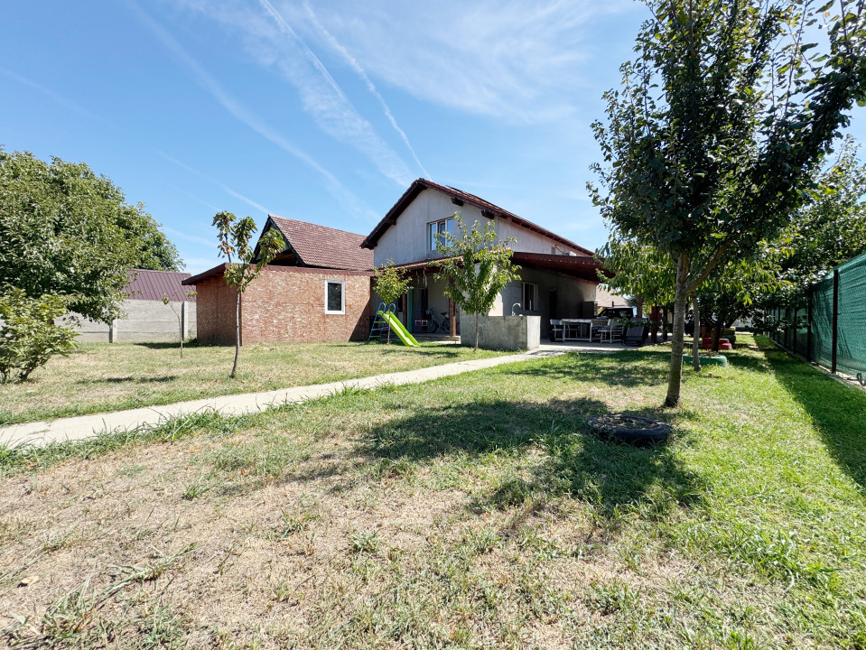 Casa 4 camere, P+1, 150mp utili, 500mp teren - iesire la Bega 0% Comision