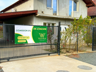 Casa 4 camere, P+1, 150mp utili, 500mp teren - iesire la Bega 0% Comision