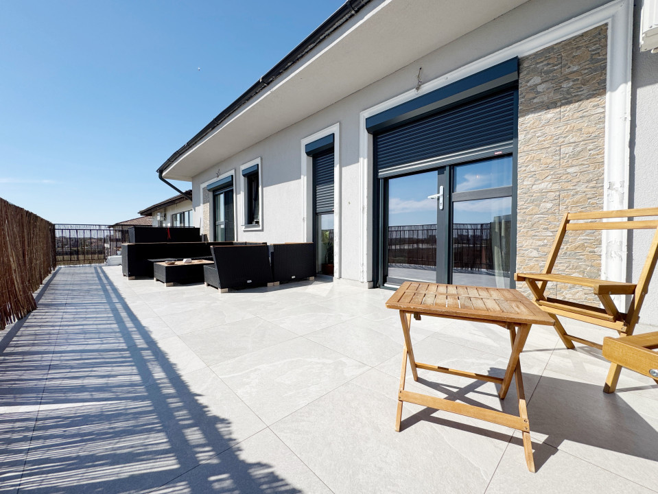 Apartament 3 camere, 66mp utili + 28mp terasa, zona Braytim