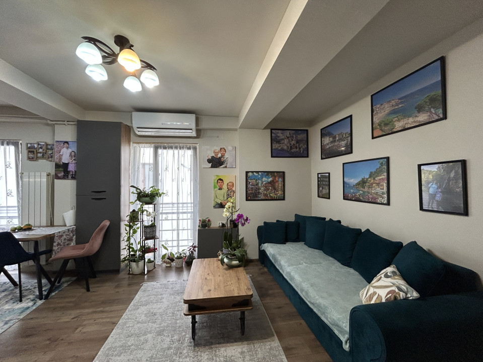 Apartament 3 camere, open space, etaj 2, cute privata in Giroc 