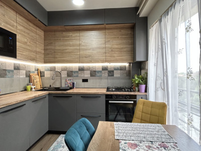 Apartament 3 camere, open space, etaj 2, cute privata in Giroc 