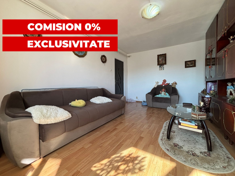 COMISION 0%-Apartament 3 camere, decomandat, 65 mp - zona Soarelui