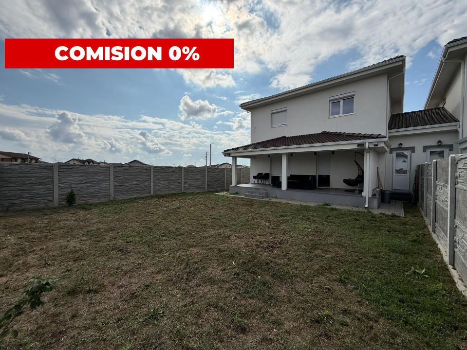 Duplex individual 5 camere, 128 mp utili, 340mp teren, Mosnita Noua