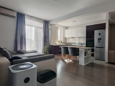 Apartament 3 camere, open space, 67mp, 8mp balcon, zona ESO Giroc