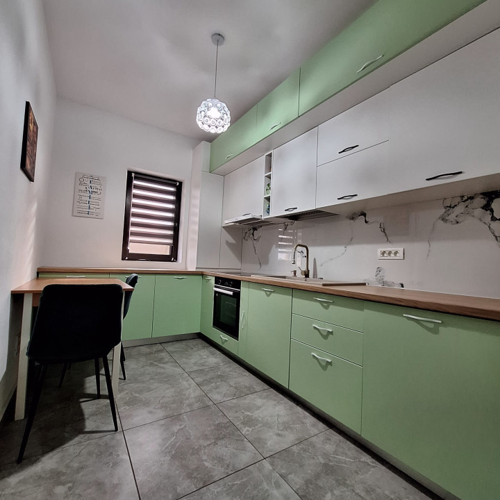 Apartament 2 camere, decomandat, 56mp, mobilat si utilat in Giroc