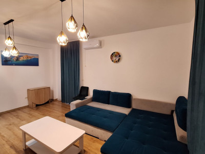 Apartament 2 camere cu curte, decomandat, 56mp, mobilat si utilat in Giroc