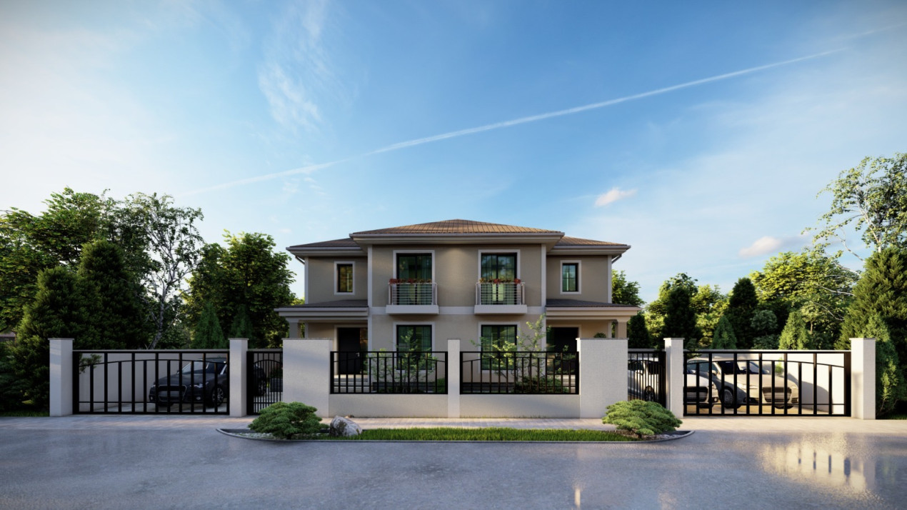 Duplex spatios, 5 camere, 125 mp utili, 450 mp teren - Dumbravita