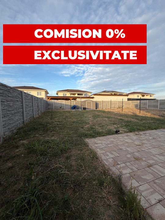 COMISION 0% - Duplex 4 camere, 350 mp curte - MOSNITA NOUA