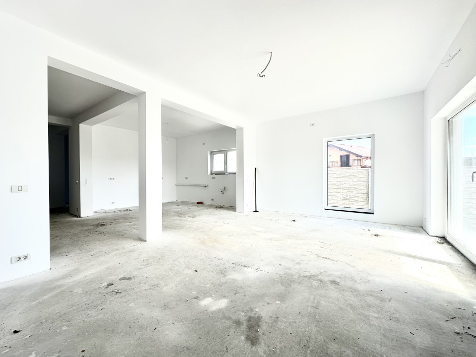 Duplex 4 camere, 128 mp utili 431 mp teren - Dumbravita 