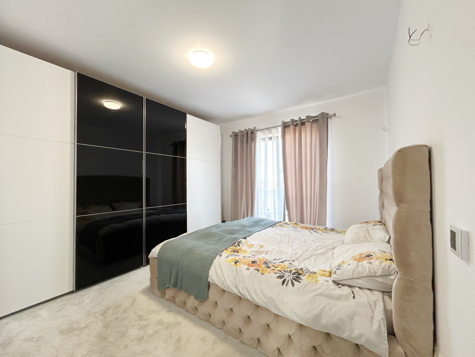 Duplex 3 camere, 90mp utili, 330 teren, mobilat utilat in Mosnita Noua