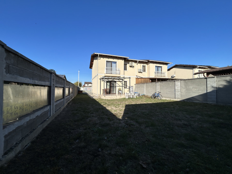 Duplex 3 camere, 90mp utili, 330 teren, mobilat utilat in Mosnita Noua