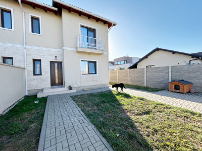 Duplex 3 camere, 90mp utili, 330 teren, mobilat utilat in Mosnita Noua