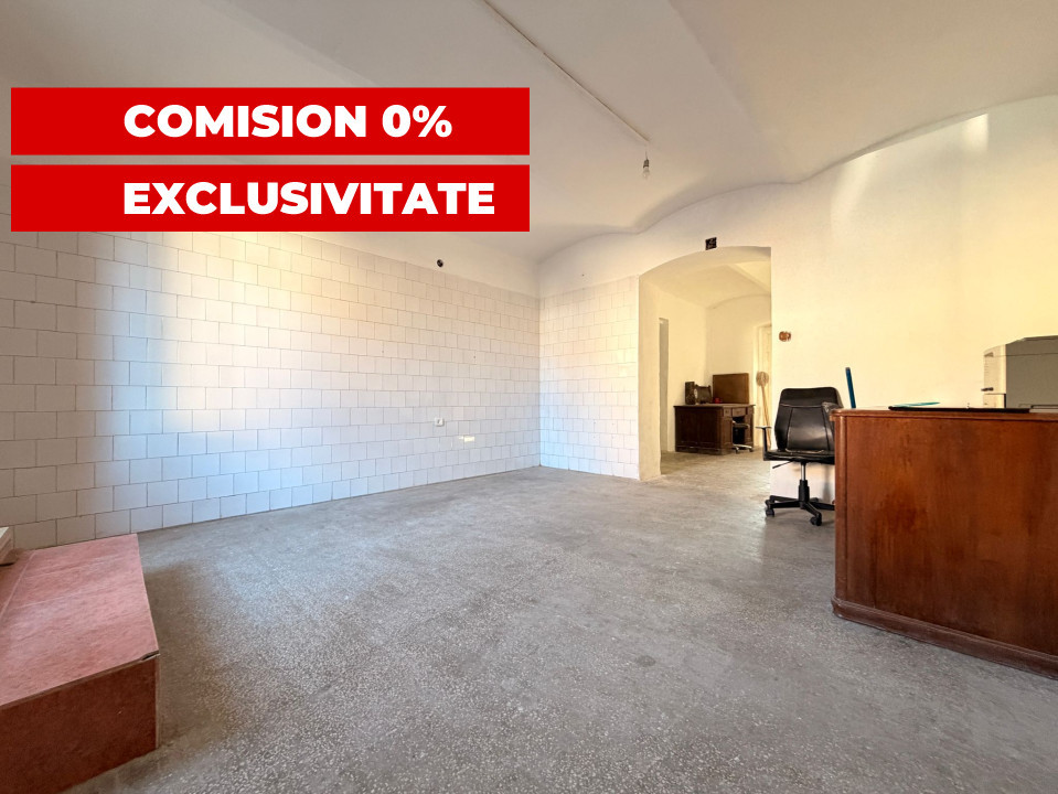 COMISION 0% - Spatiu birou, 4 incaperi, 65 mp -  Balcescu