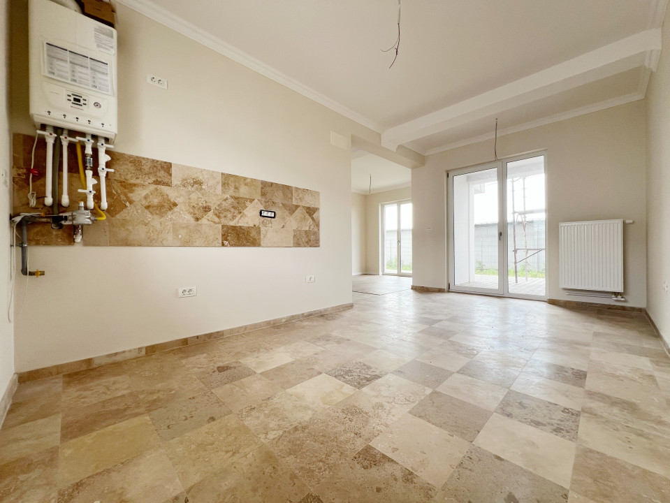 Casa insiruita, 4 camere, 87mp, 24mp terasa, toate utilitatile, in Giroc
