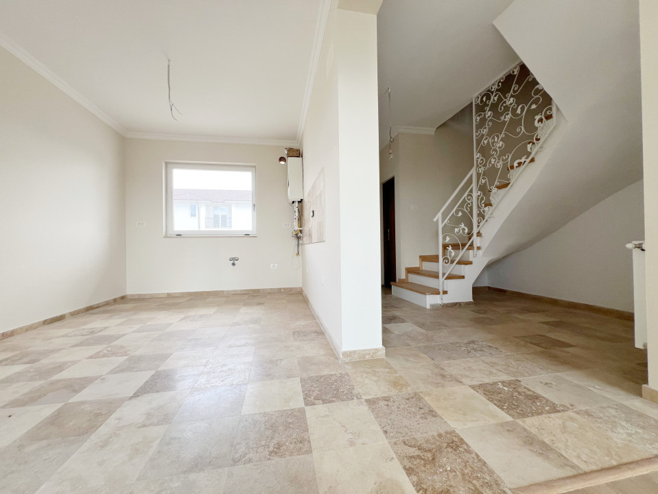Casa insiruita, 4 camere, 87mp, 24mp terasa, toate utilitatile, in Giroc