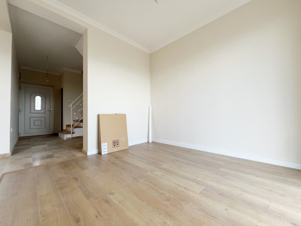 Casa insiruita, 4 camere, 87mp, 24mp terasa, toate utilitatile, in Giroc