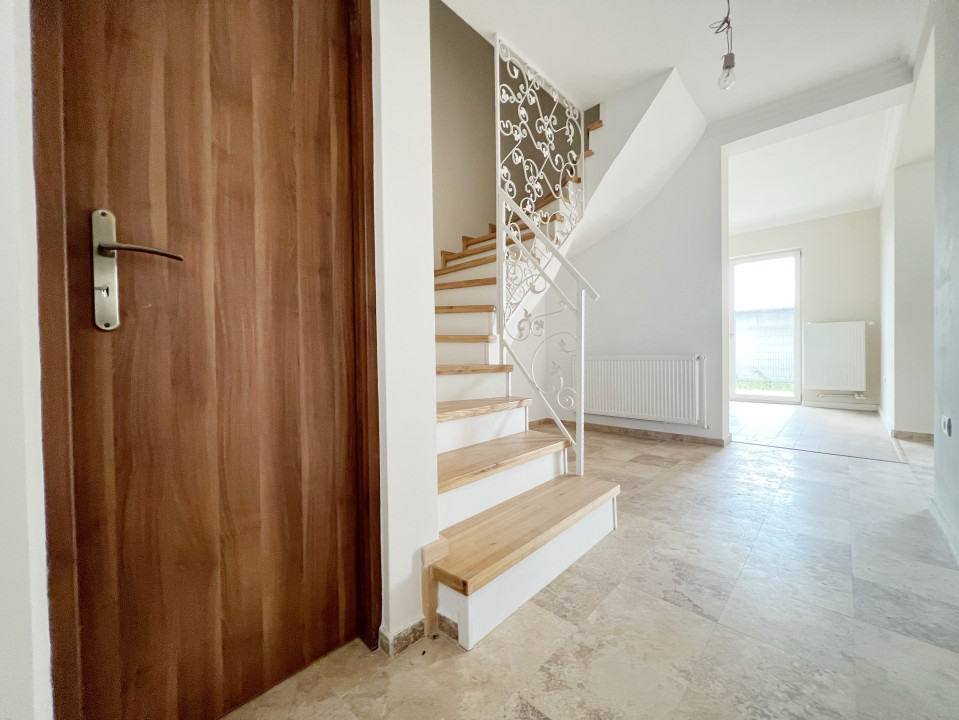 Casa insiruita, 4 camere, 87mp, 24mp terasa, toate utilitatile, in Giroc