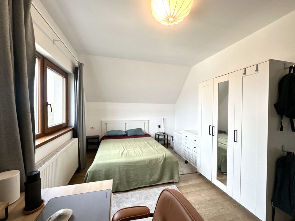 Apartament mobilat cu gust, 2 camere, 54 mp utili - mansarda, zona Dacia