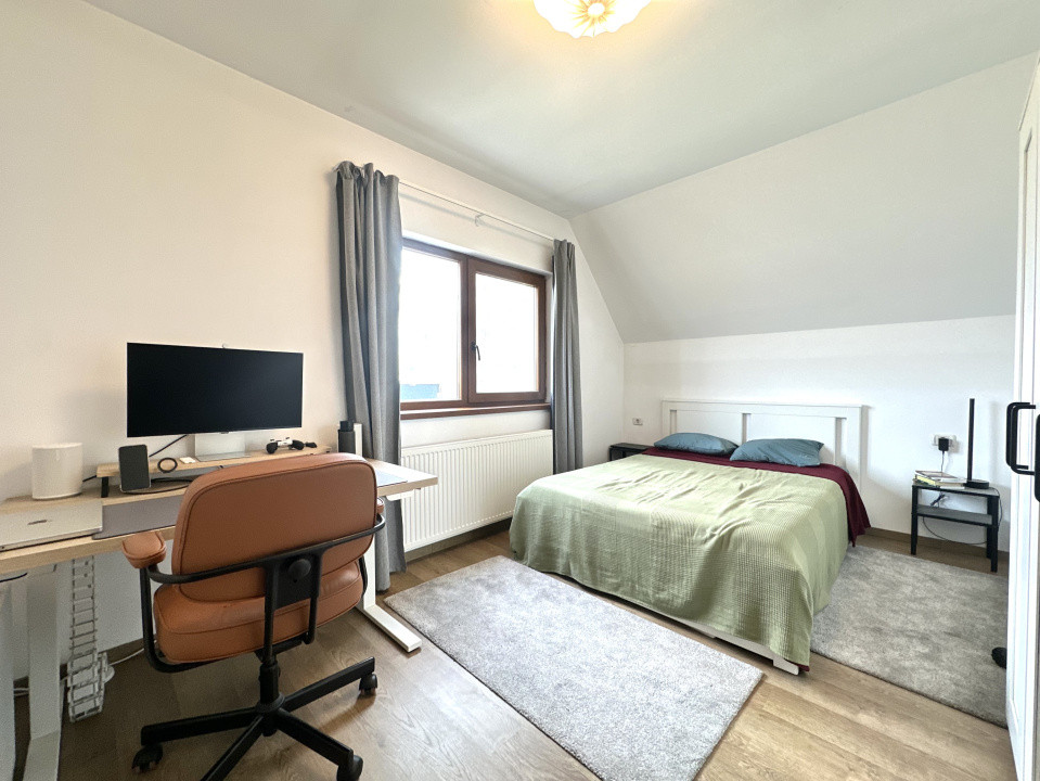 Apartament mobilat cu gust, 2 camere, 54 mp utili - mansarda, zona Dacia