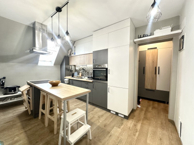 Apartament mobilat cu gust, 2 camere, 54 mp utili - mansarda, zona Dacia